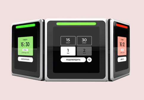 Минимализм на максимуме: система бронирования переговорных 3,6" UtiClock mini 2 скоро в продаже!